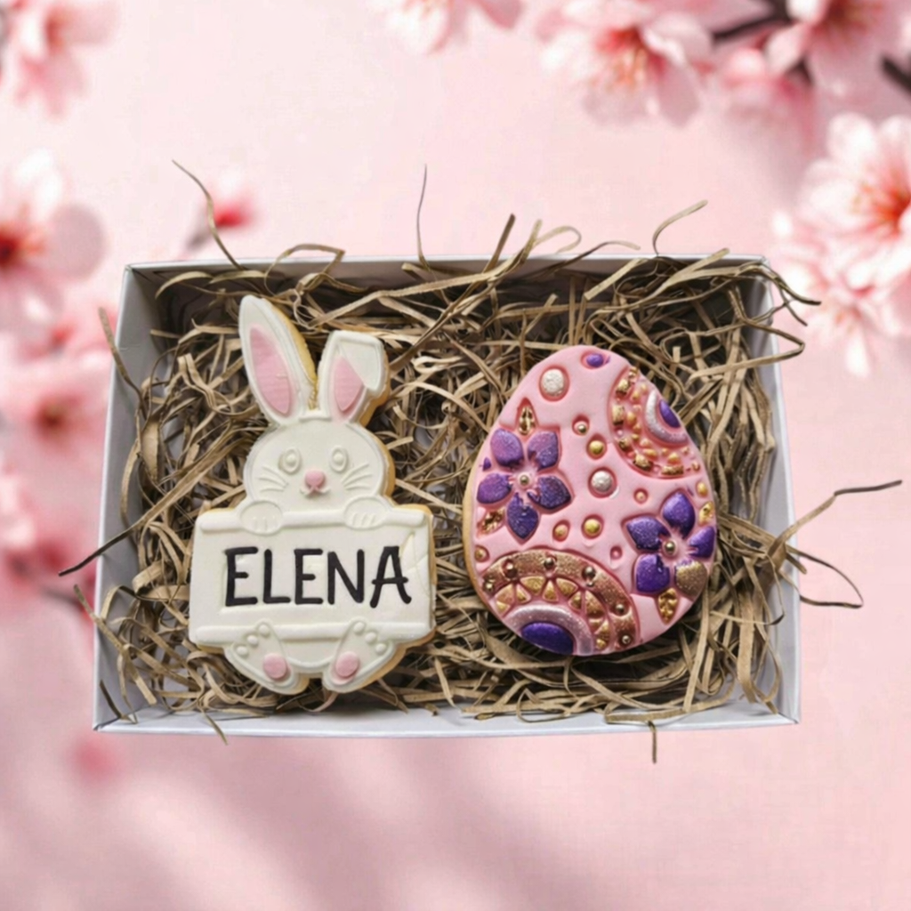 Personalised Easter Sugar Cookie Gift Box