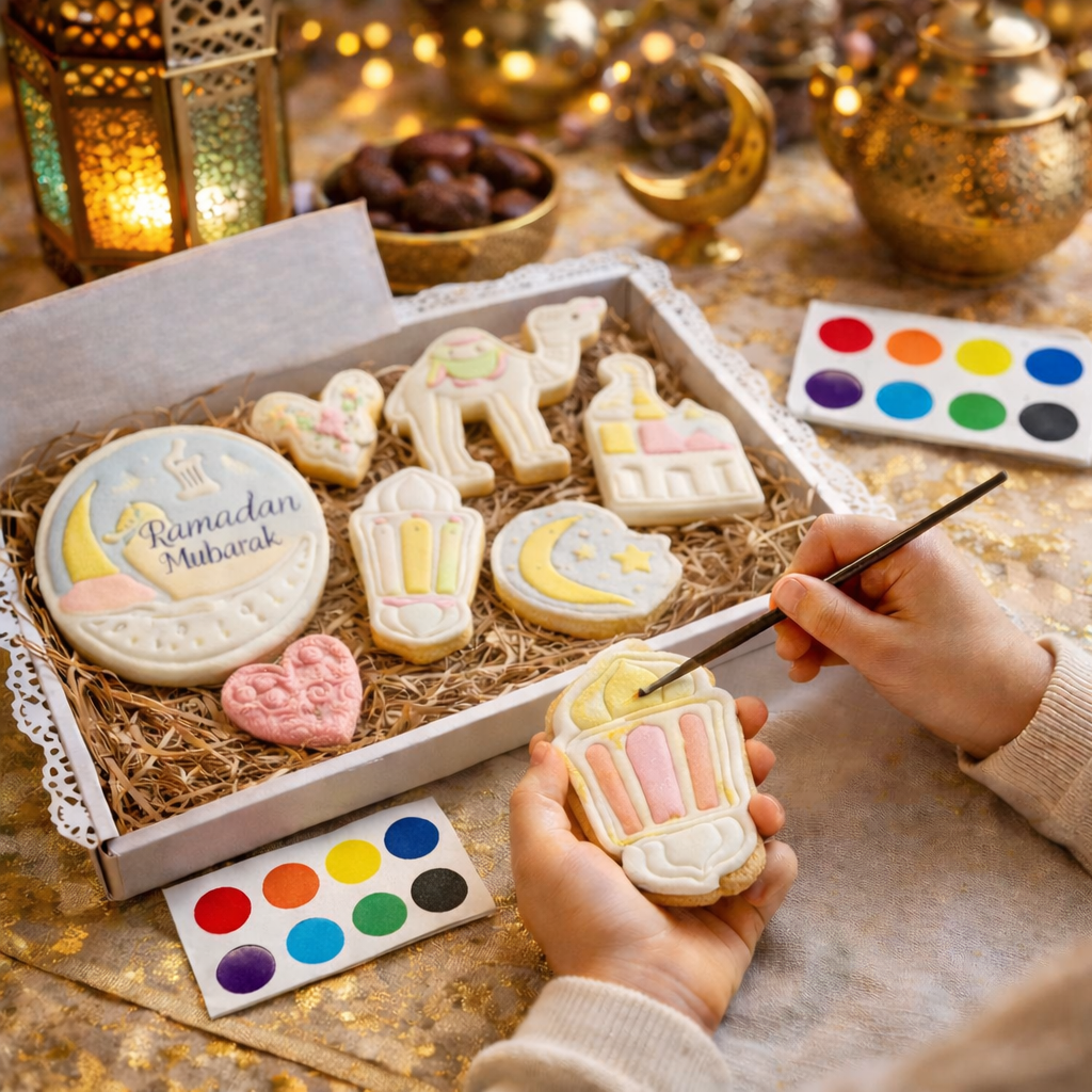 Paint your own Ramadan cookies