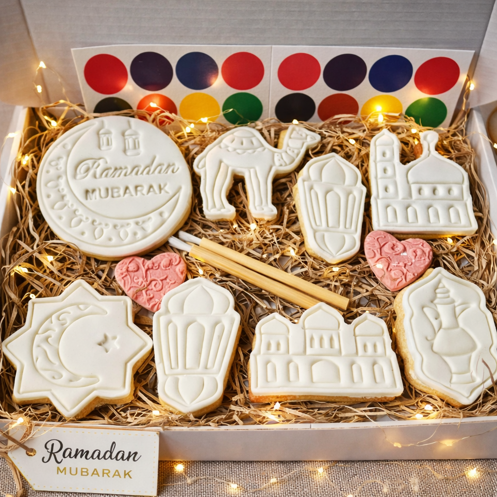 Paint your own Ramadan cookies