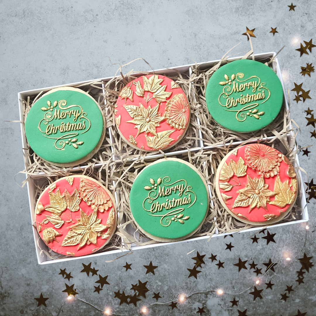 Luxury Christmas Sugar Cookies - Gift Box
