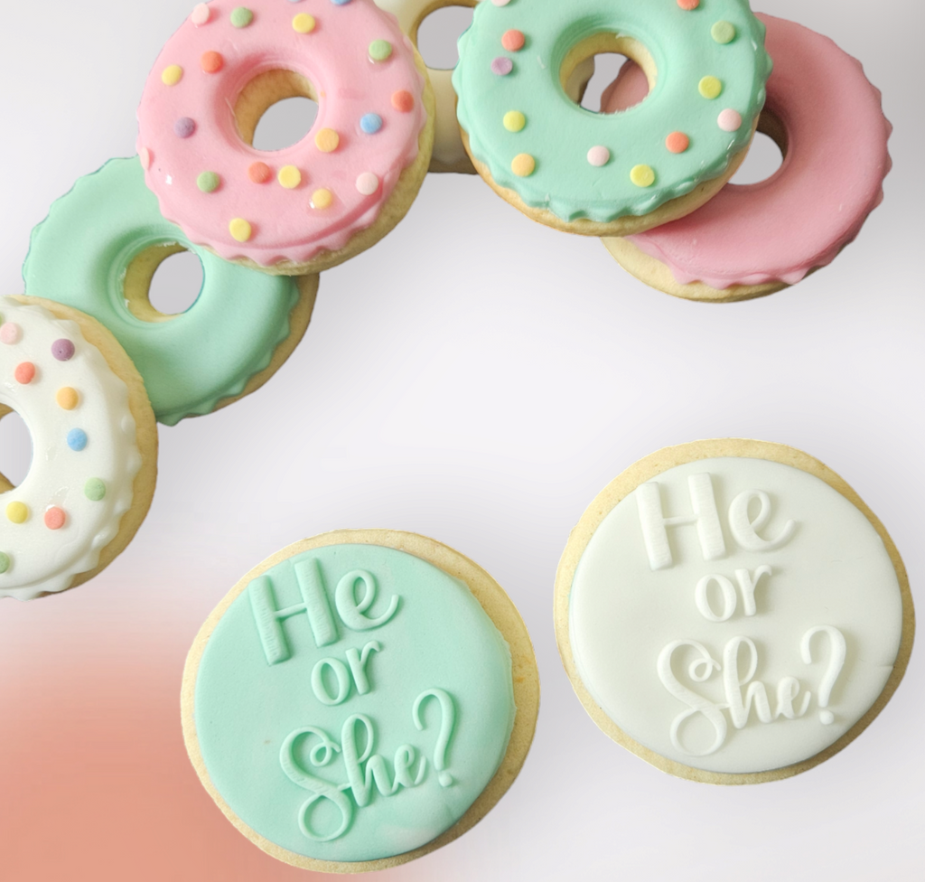 Gender Reveal Cookies