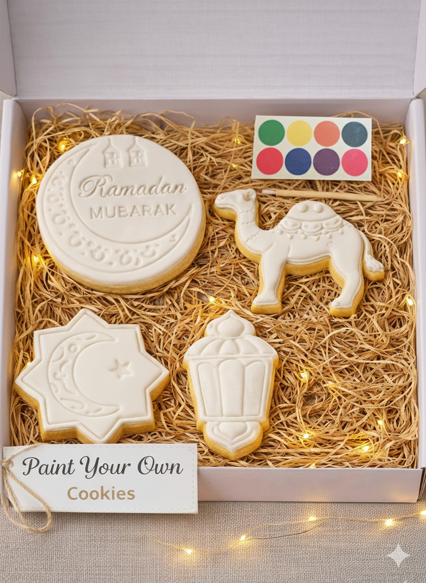 Paint your own Ramadan cookies