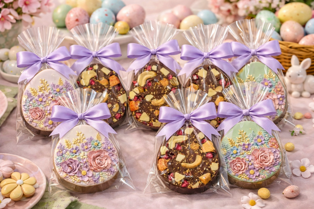 Nutty Belgian Chocolate Easter Egg Slab