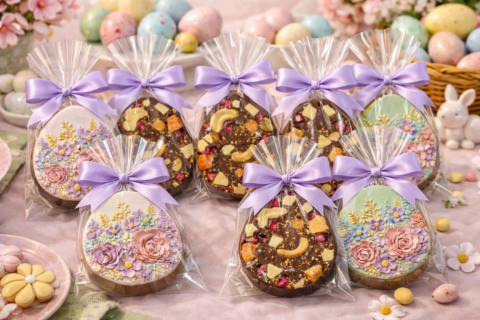 Nutty Belgian Chocolate Easter Egg Slab