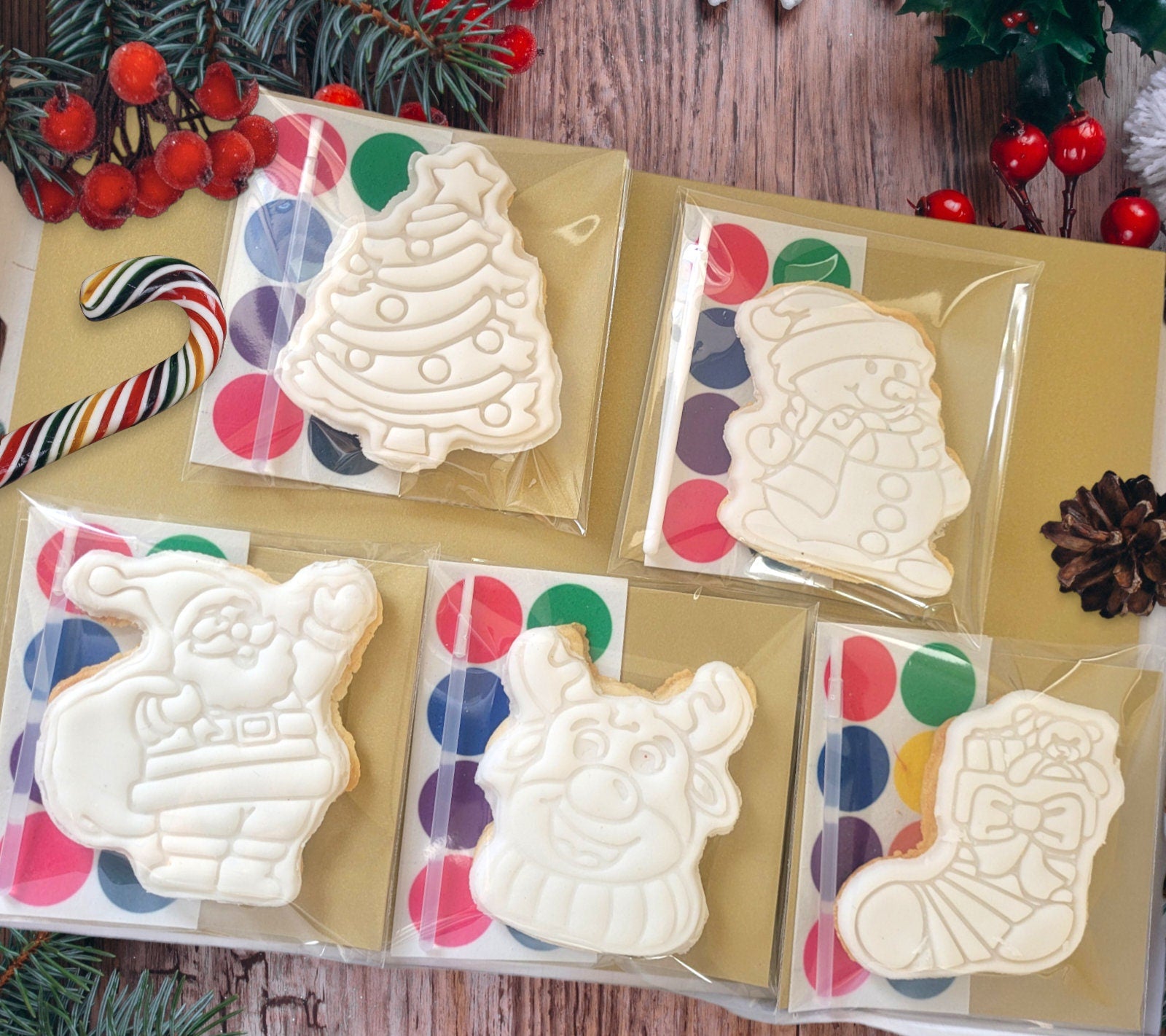Paint your own Christmas cookies