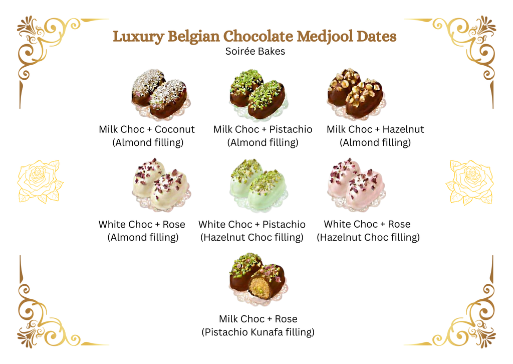 Luxury Assorted Belgian Chocolate Medjool Dates