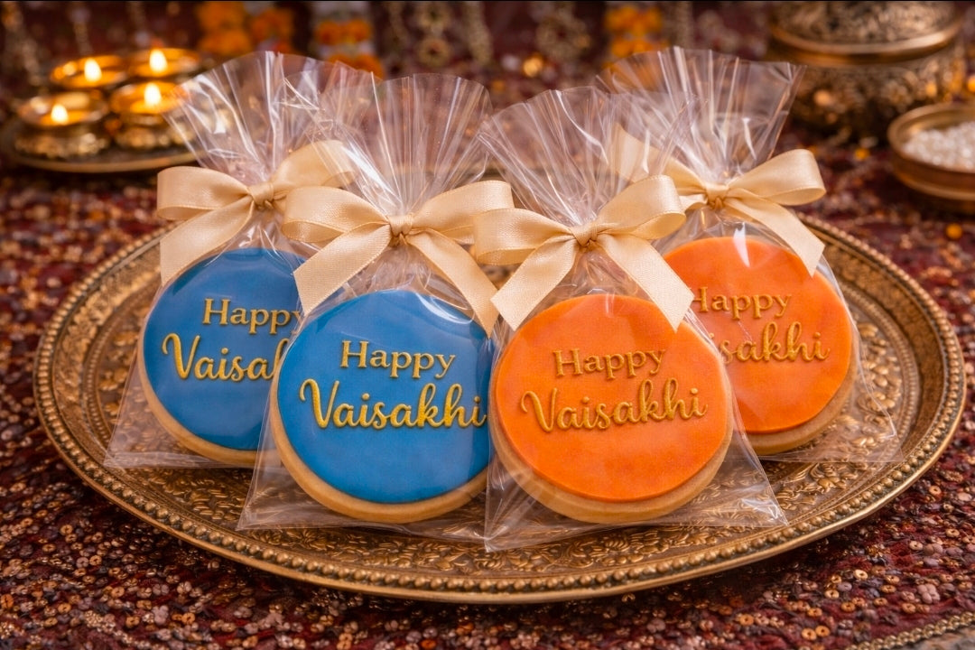 Vaisakhi Eggless Sugar Cookies - Individual