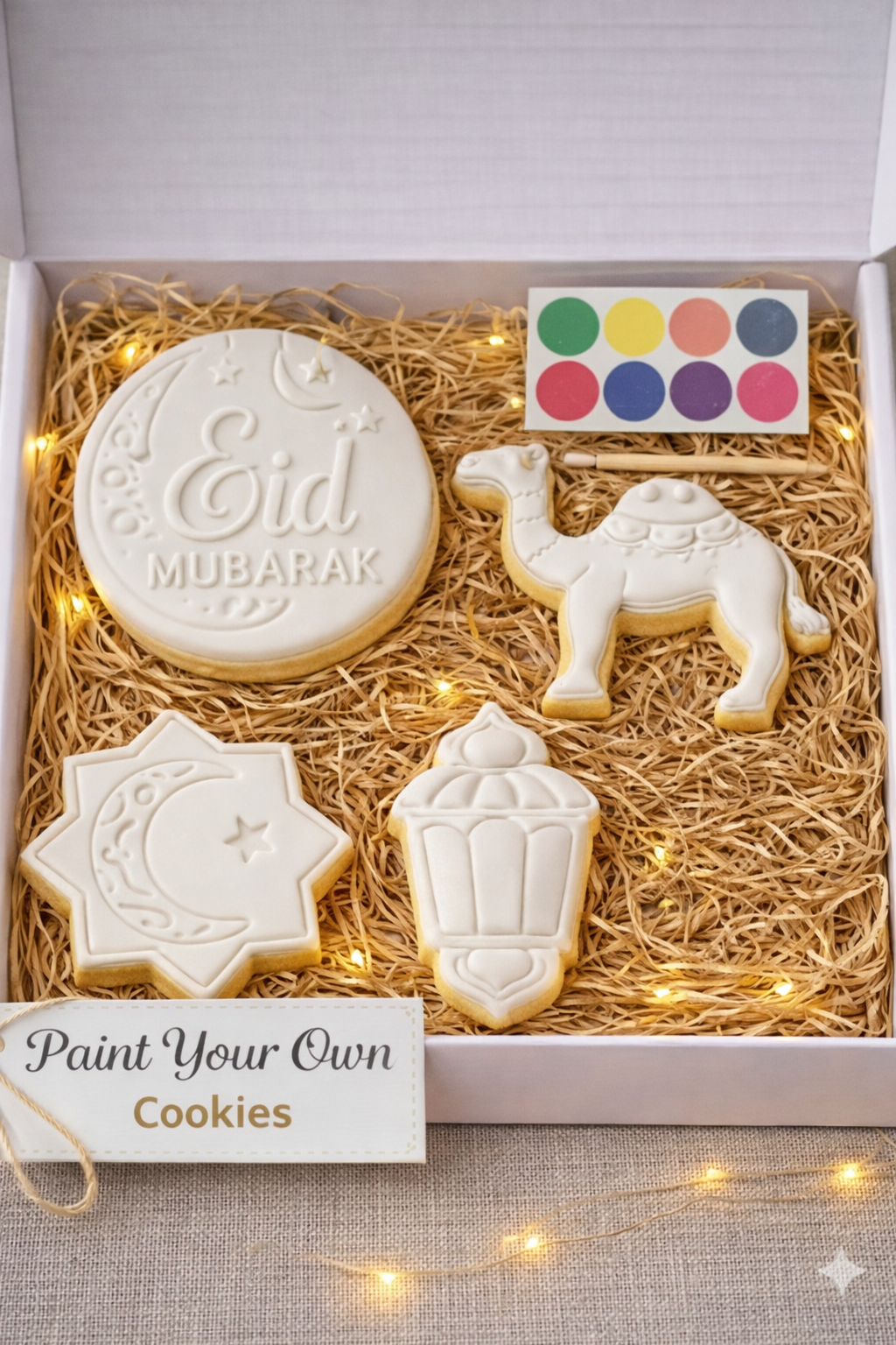Paint your own EID cookies