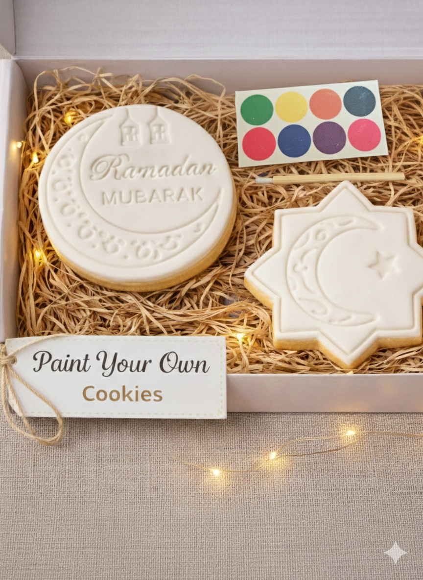 Paint your own Ramadan cookies