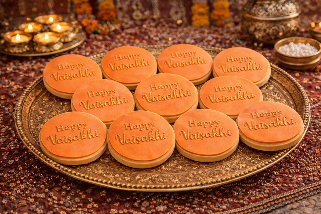 Vaisakhi Eggless Sugar Cookies - Individual