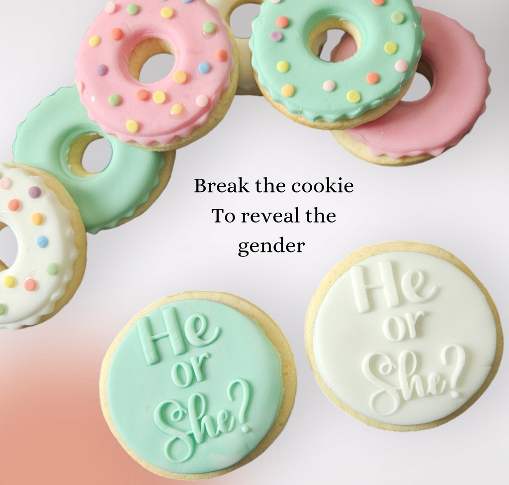 Gender Reveal Cookies