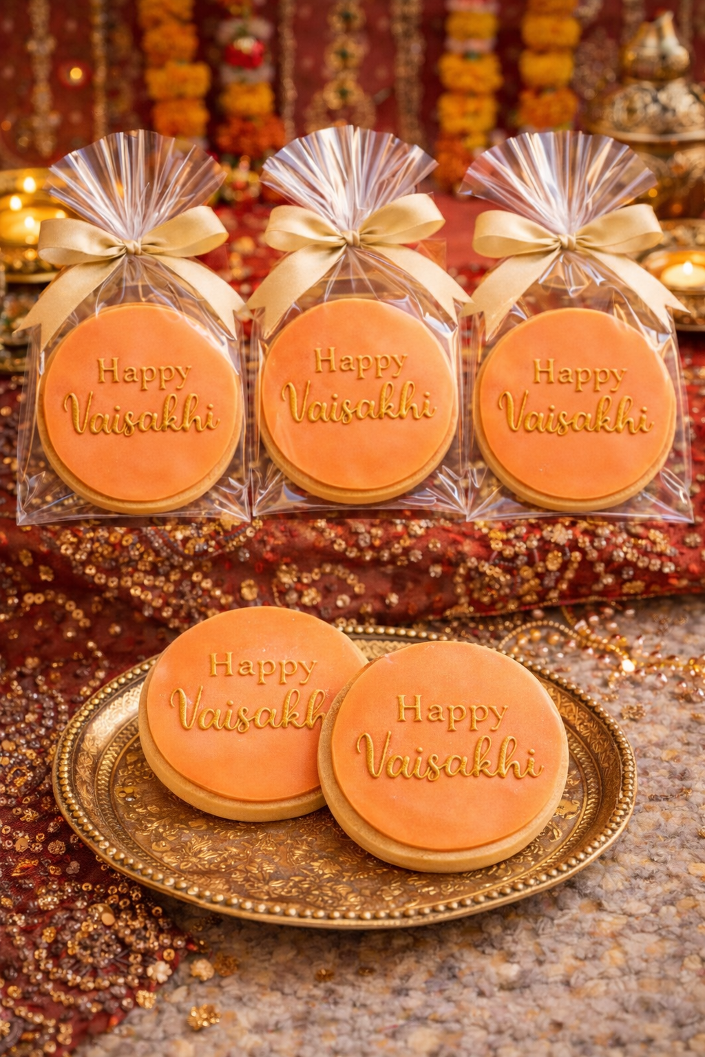 Vaisakhi Eggless Sugar Cookies - Individual